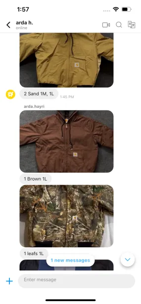 Custom handpick Arda Carhartt Rework Style Hooded Jackets
