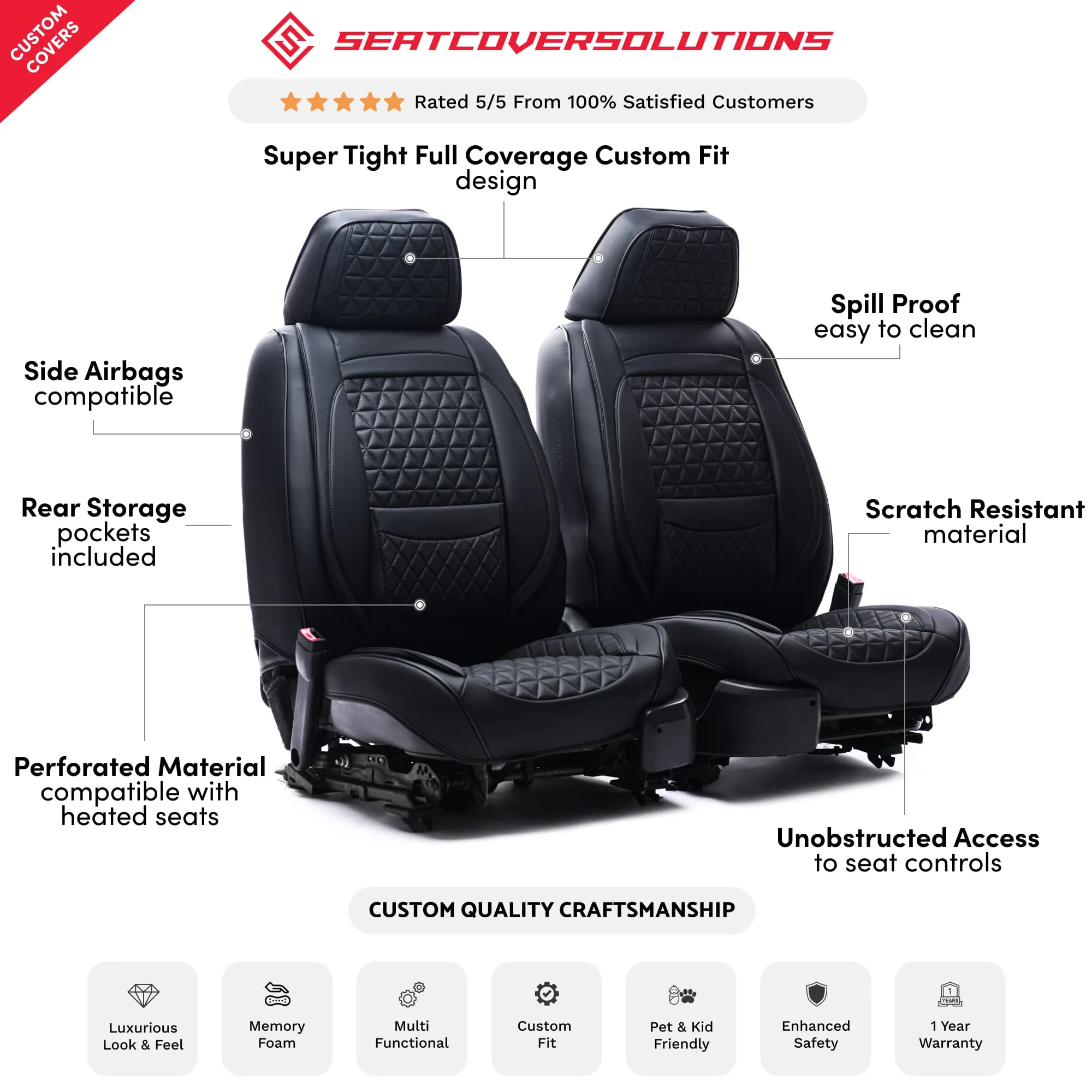 Custom Luxury Seat Covers