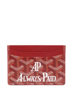 Customised Red Saint-Sulpice Cardholder