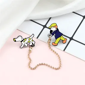 Cute Animal Pet Brooch dog