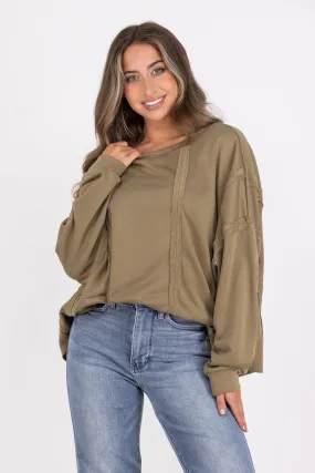 Cute Looks Long Sleeve Top * Final Sale*