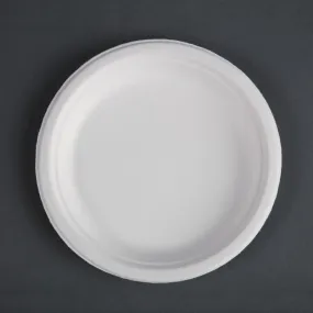 CW905 Fiesta Compostable Bagasse Plates Round 179mm (Pack of 50)