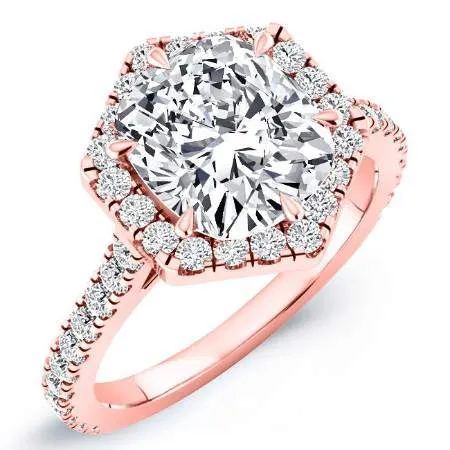 Cypress - Cushion Moissanite Engagement Ring