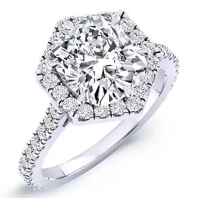 Cypress - Cushion Moissanite Engagement Ring