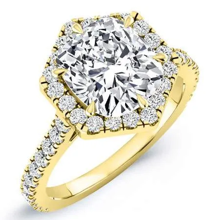 Cypress - Cushion Moissanite Engagement Ring