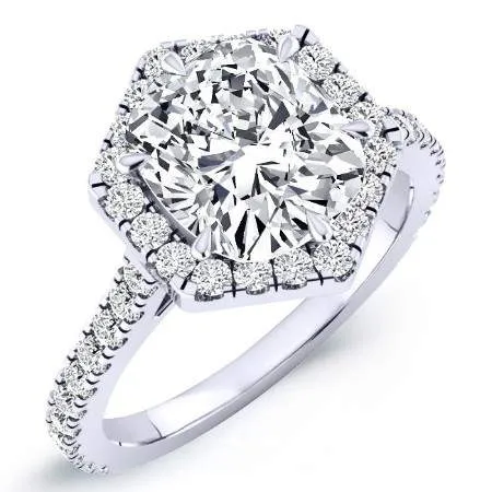 Cypress - Cushion Moissanite Engagement Ring