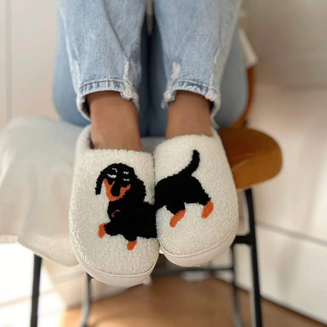 Dachshund Slip-on Slippers