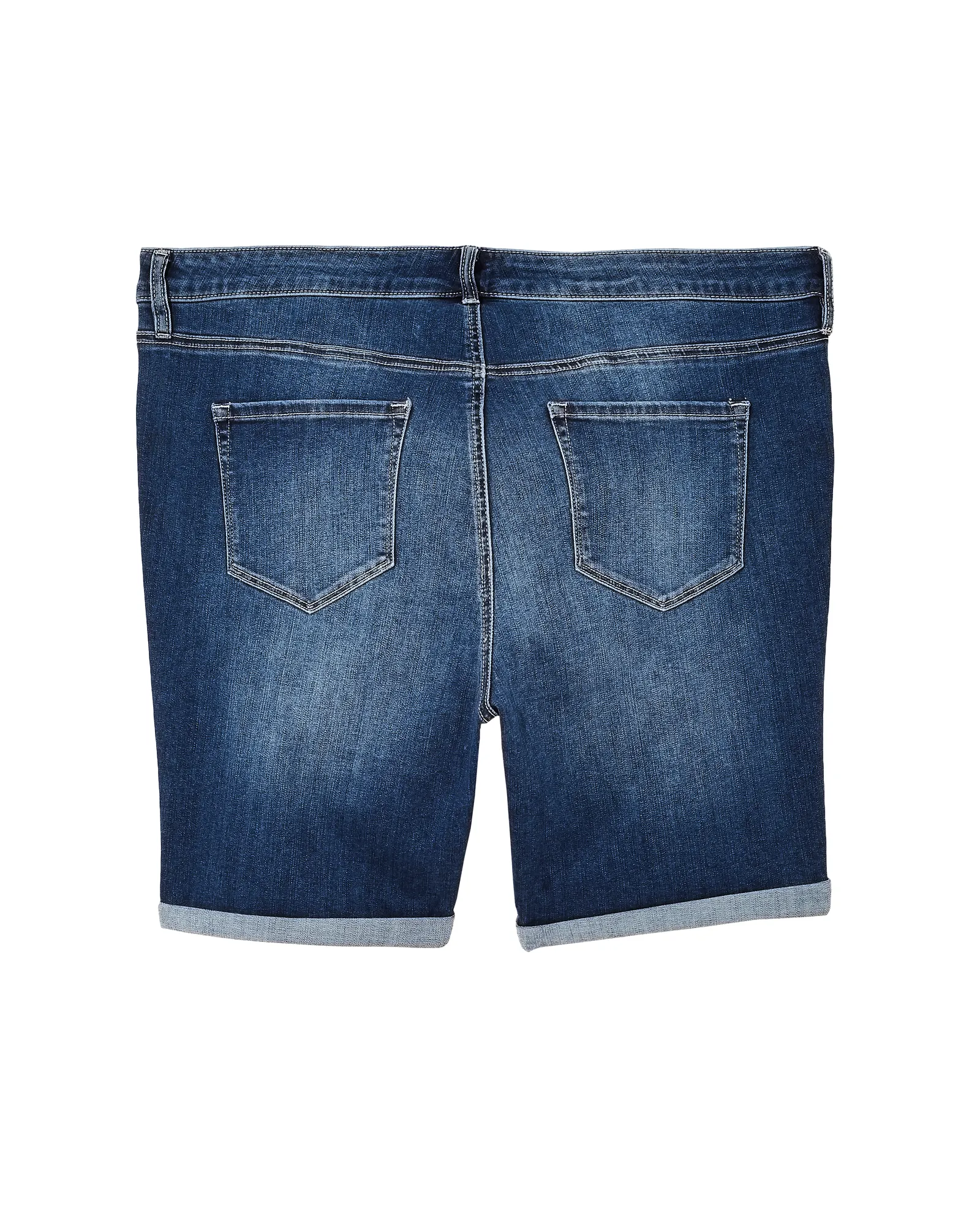 Dahl Distressed Bermuda Short | Dark Wash