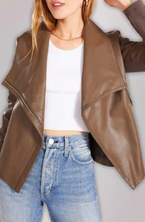 Dakota Up to Speed Moto Biker Leater Jacket