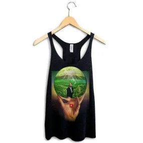 DALI ESCHER REFLECTION RACERBACK