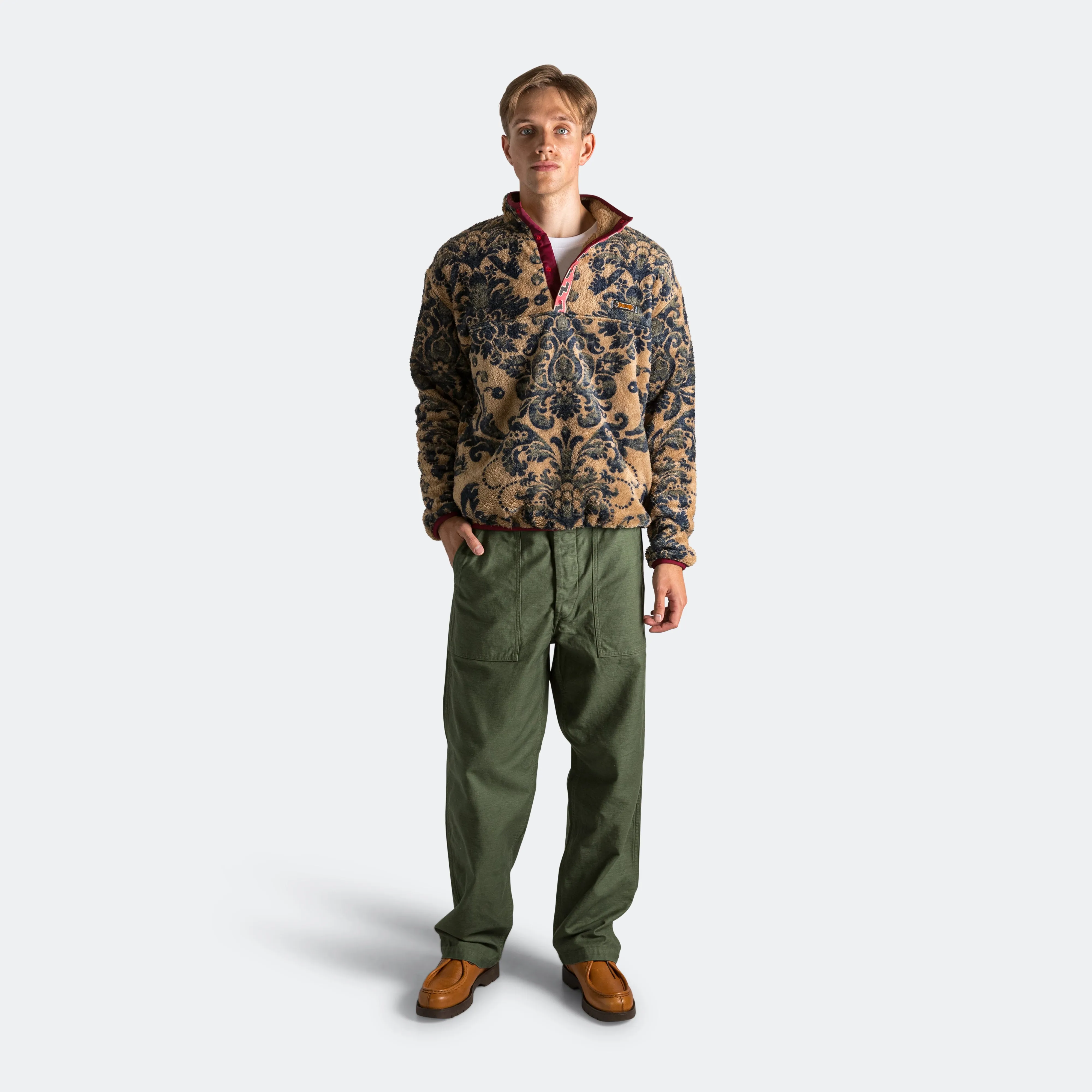 DAMASK Fleece Pullover (VirginMary) - Beige