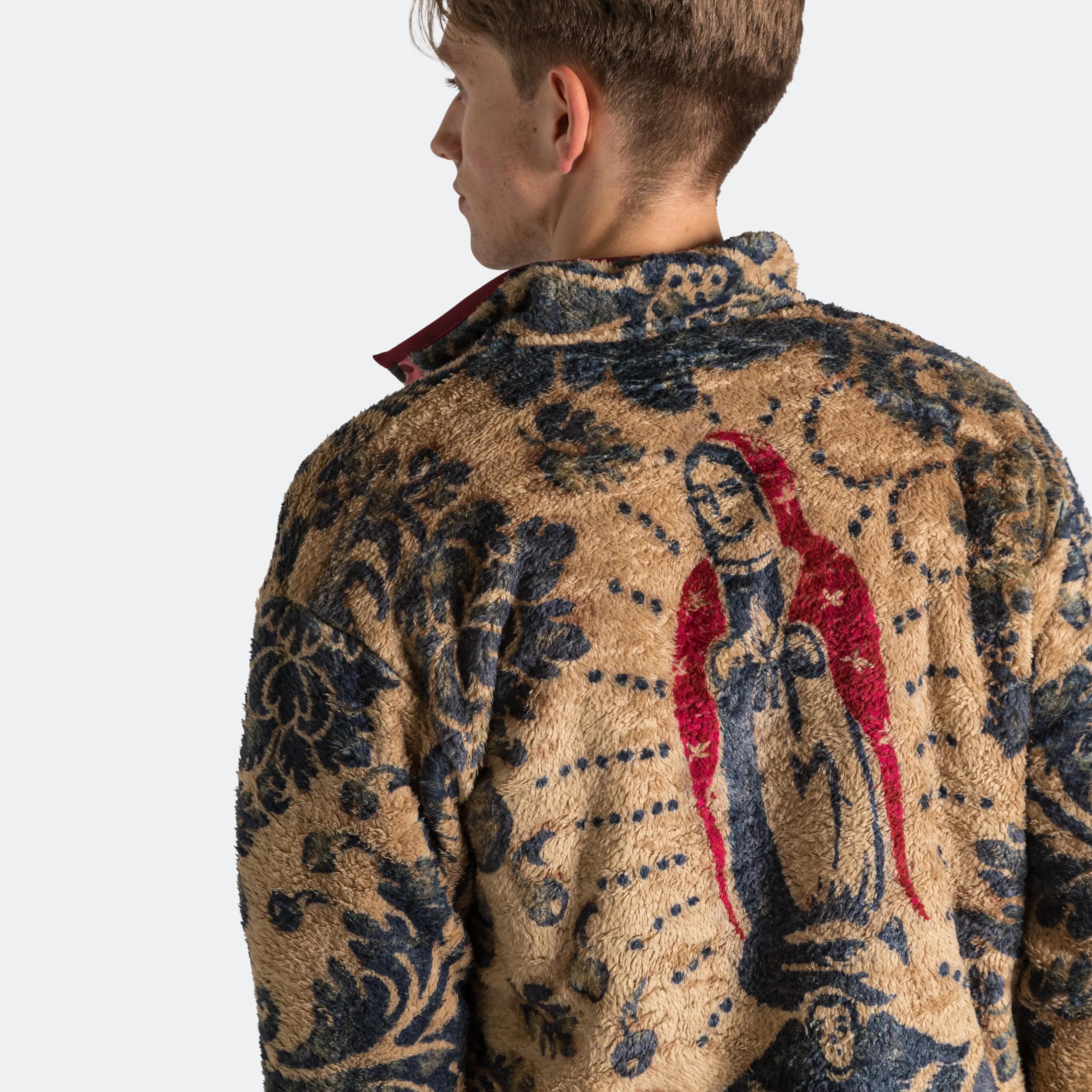 DAMASK Fleece Pullover (VirginMary) - Beige