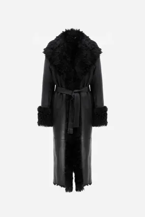 Daphne - Reversible Toscana Shearling Long Coat
