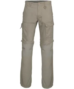 Dark Beige - 2-in-1 multi-pocket trousers