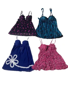 Dark Color Italian Bale Bra Tops - 14 Pcs