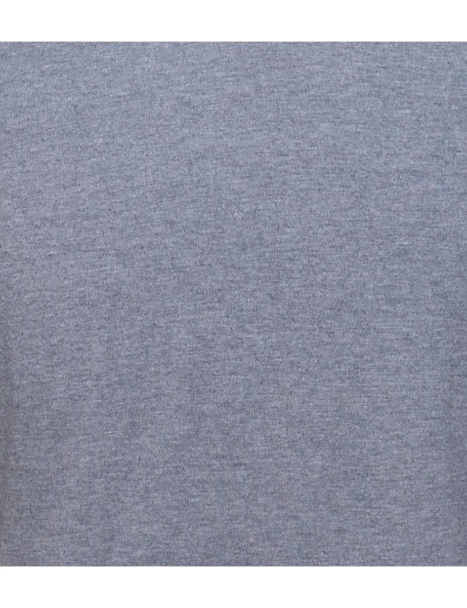 Dark Grey Plain T-shirt - L