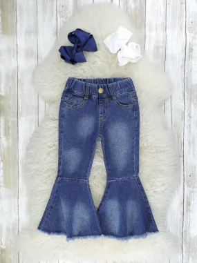 Dark Wash Denim Bell Bottoms