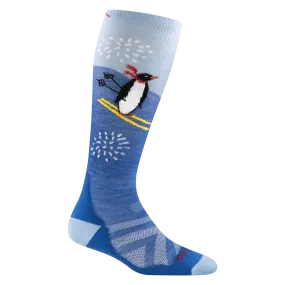 Darn Tough Kids Penguin Peak Over-the-Calf Midweight Ski & Snowboard Sock
