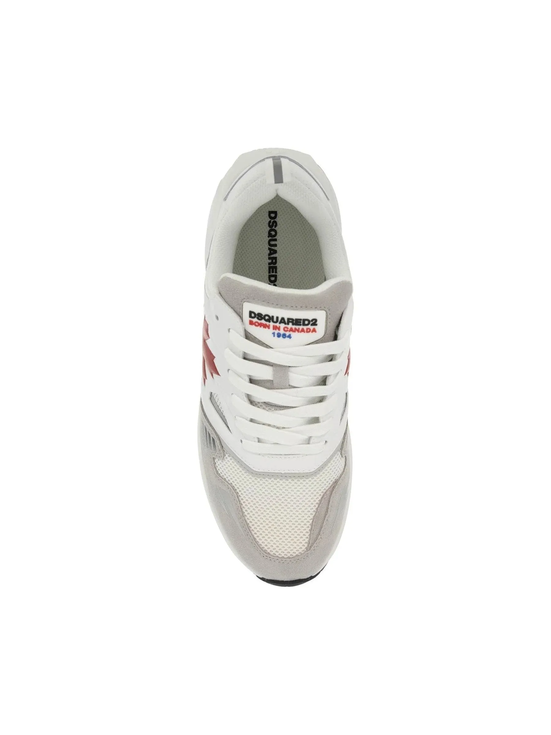 Dash Mesh Leather Sneakers