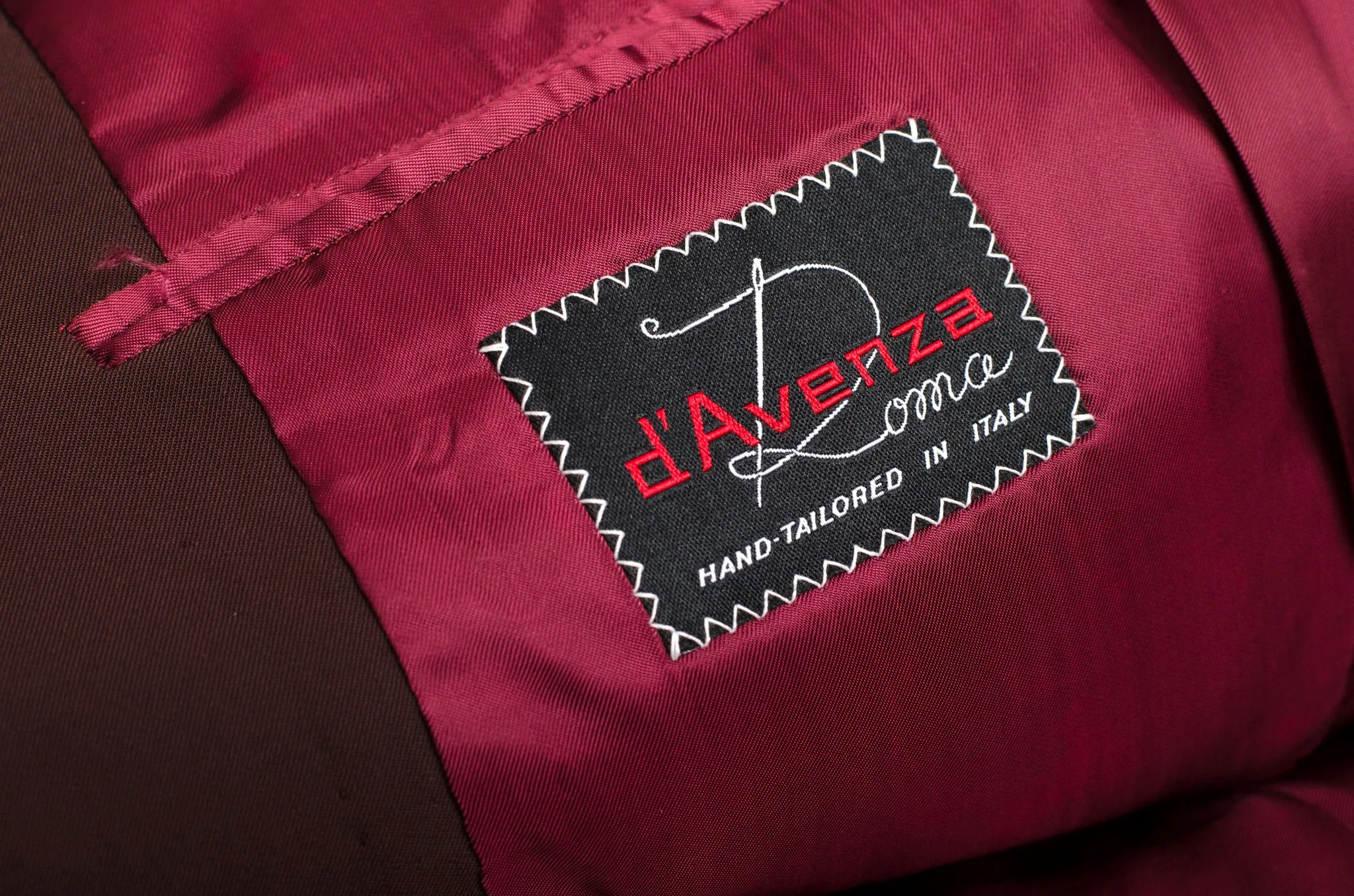 D'AVENZA Roma Handmade Burgundy "Techno" Suit EU 52 NEW US 42
