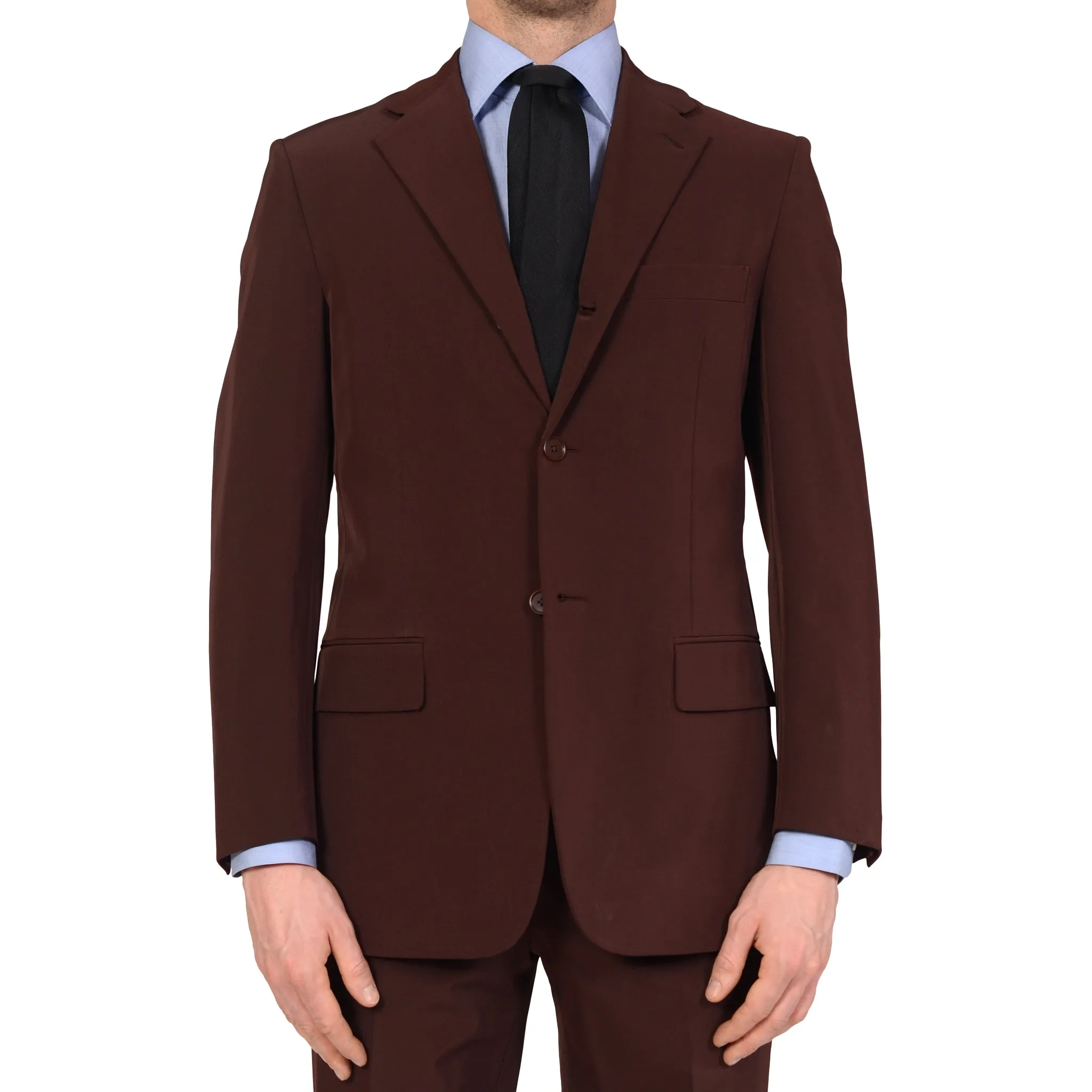 D'AVENZA Roma Handmade Burgundy "Techno" Suit EU 52 NEW US 42