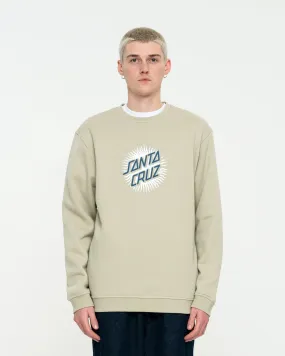 Daylight Dot Front Sweatshirt in Nickel