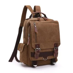 Daypack Cool Backpacks MWCBSF03 Canvas Travel Multifunctional Shoulder Bag