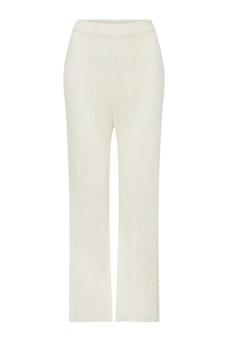 DAYS GO BY KNIT PANT - CREAM