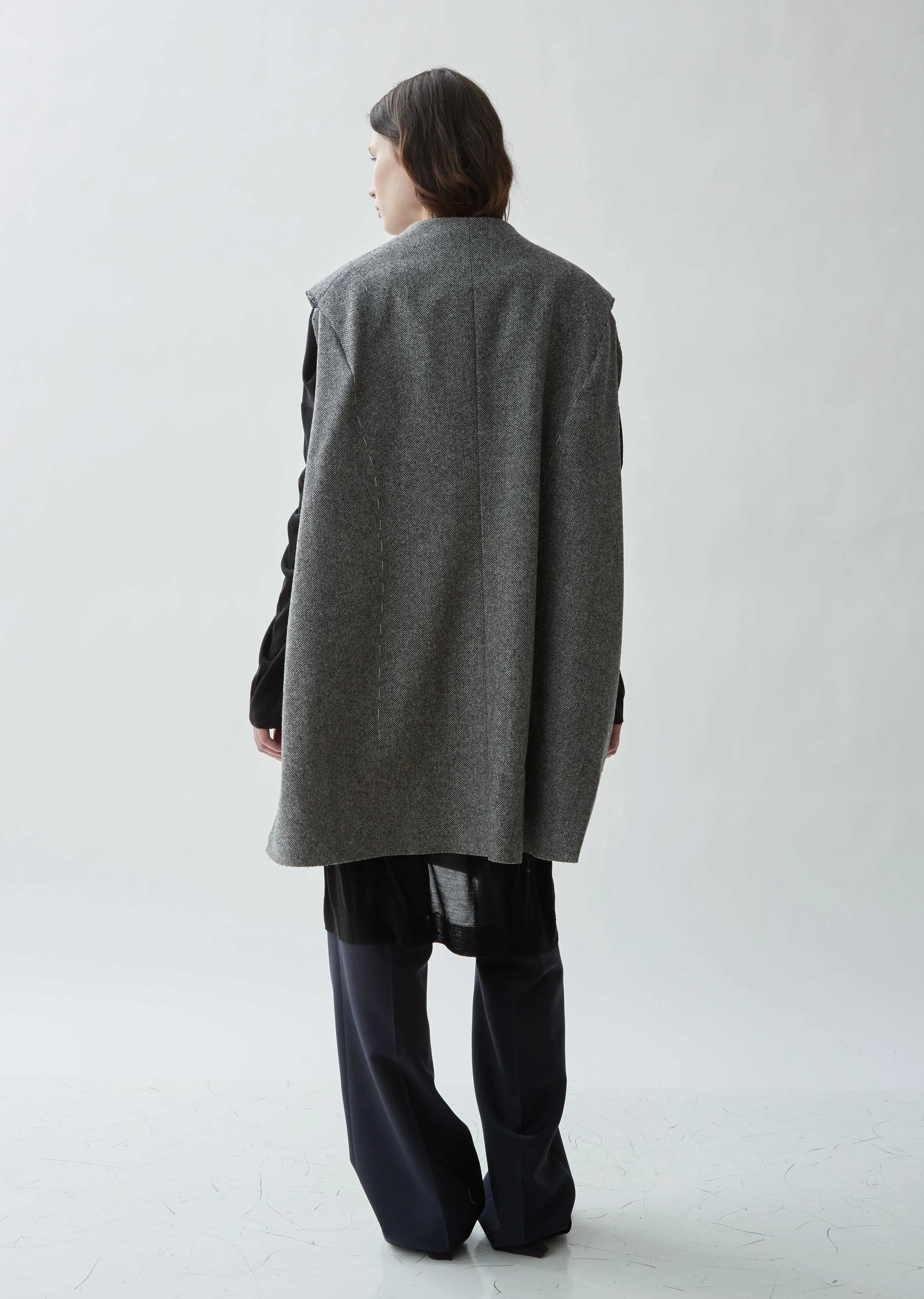 Décortiqué Deconstructed Herringbone Blazer