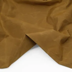 Deadstock Dry Waxed Poplin - Tobacco