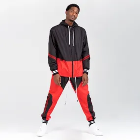 Death Row Records x King Ice - Jacquard Tape Windbreaker Track Pants