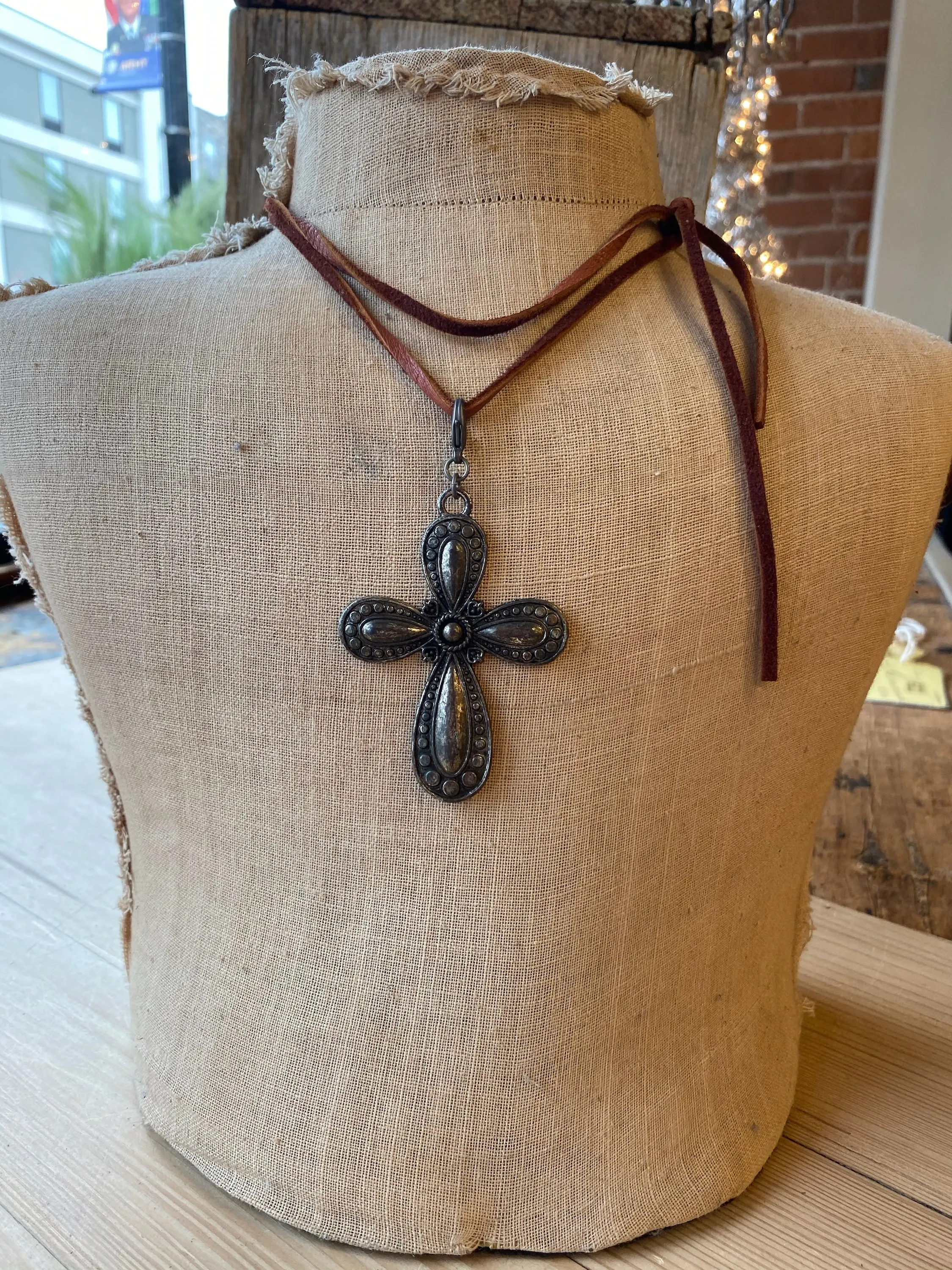 Deer Skin Leather Necklaces