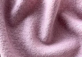 Delicately Mauve Boiled Wool Coating (Made in Germany)