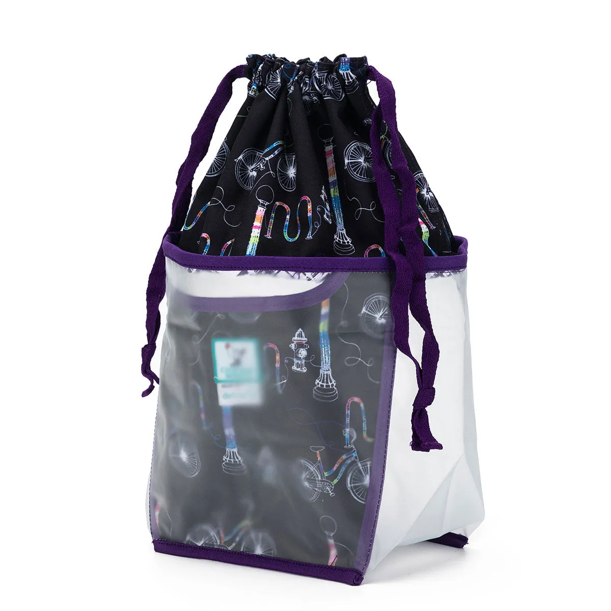 della Q Chicken Boots Double Double Project Bag - Yarn Bombing