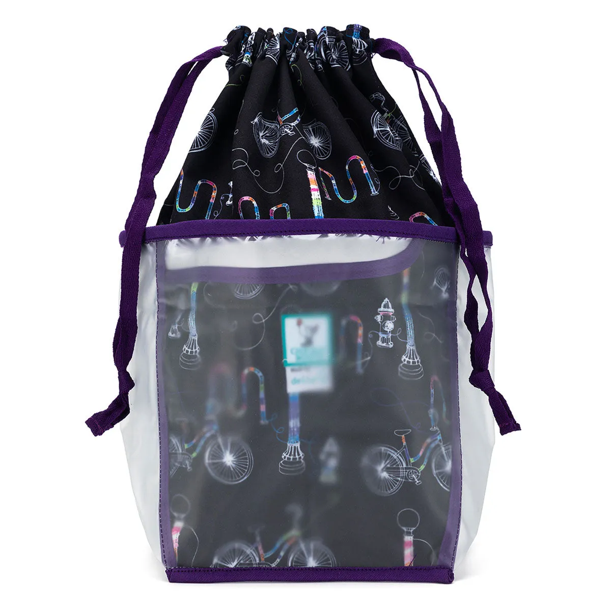 della Q Chicken Boots Double Double Project Bag - Yarn Bombing