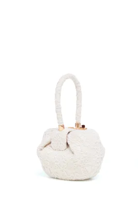 Demi Bag in Ivory Cashmere Lace