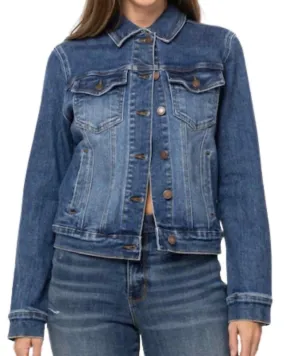 Denim Jacket in Dark Blue | Dark Blue