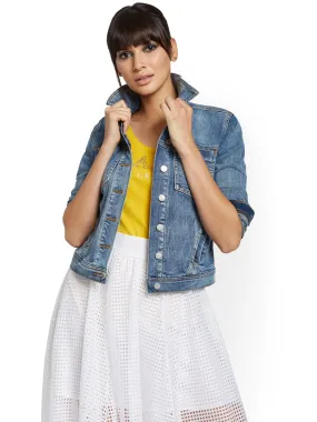 Denim Jacket - Jardin Blue