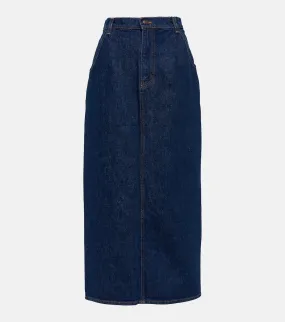 Denim midi skirt MAGDA BUTRYM, blue