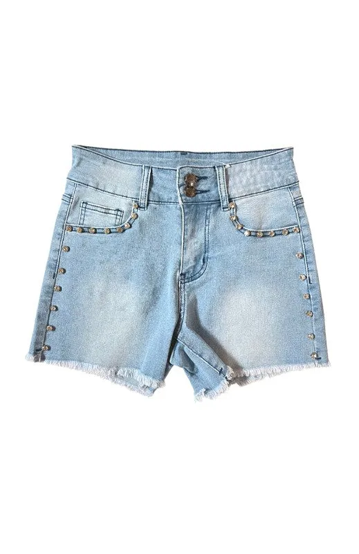 Denim shorts