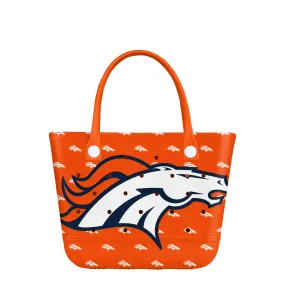 Denver Broncos NFL Big Logo Mini Print Tailgate Tote Bag