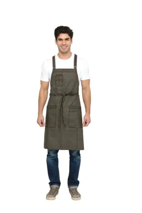 Denver Cross-Back Bib Apron ABX02