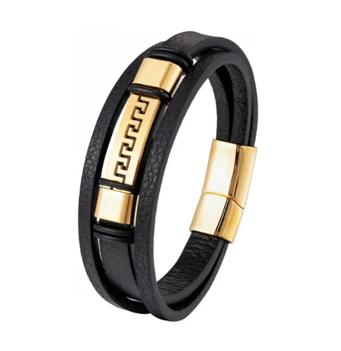 Designer Leather Bracelet Set