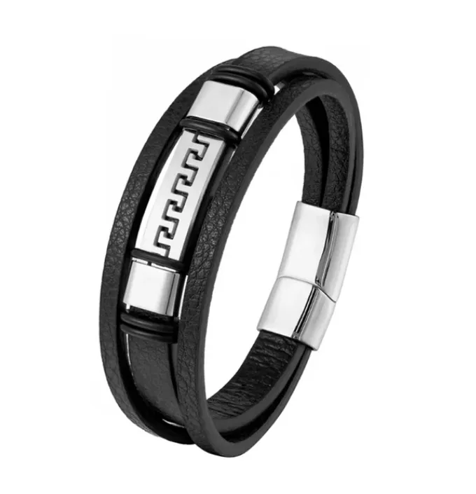 Designer Leather Bracelet Set