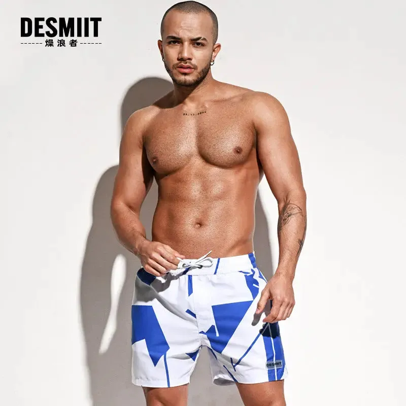 DESMIIT Beach Pants Swim Shorts Holiday Loose