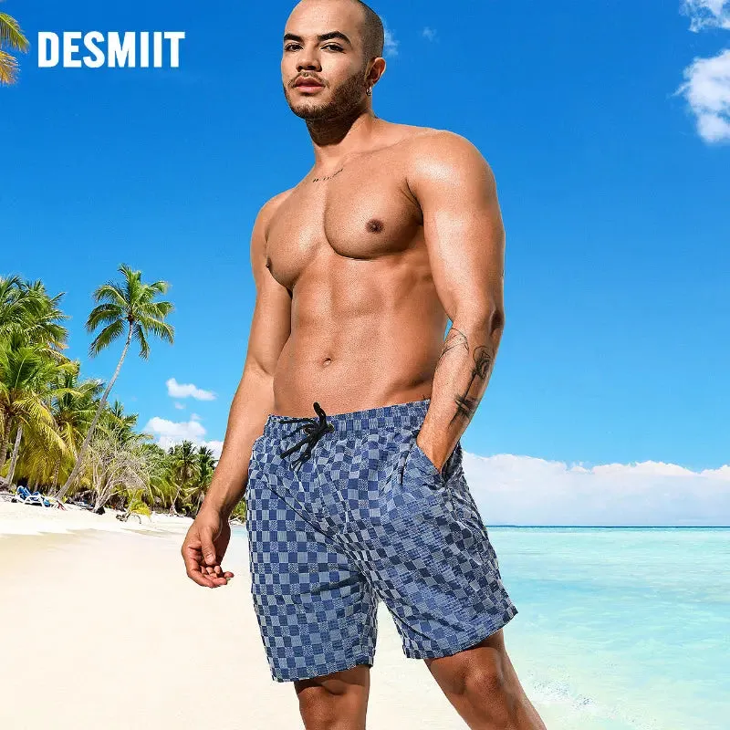 Desmiit Beach Pants Swim Trunks