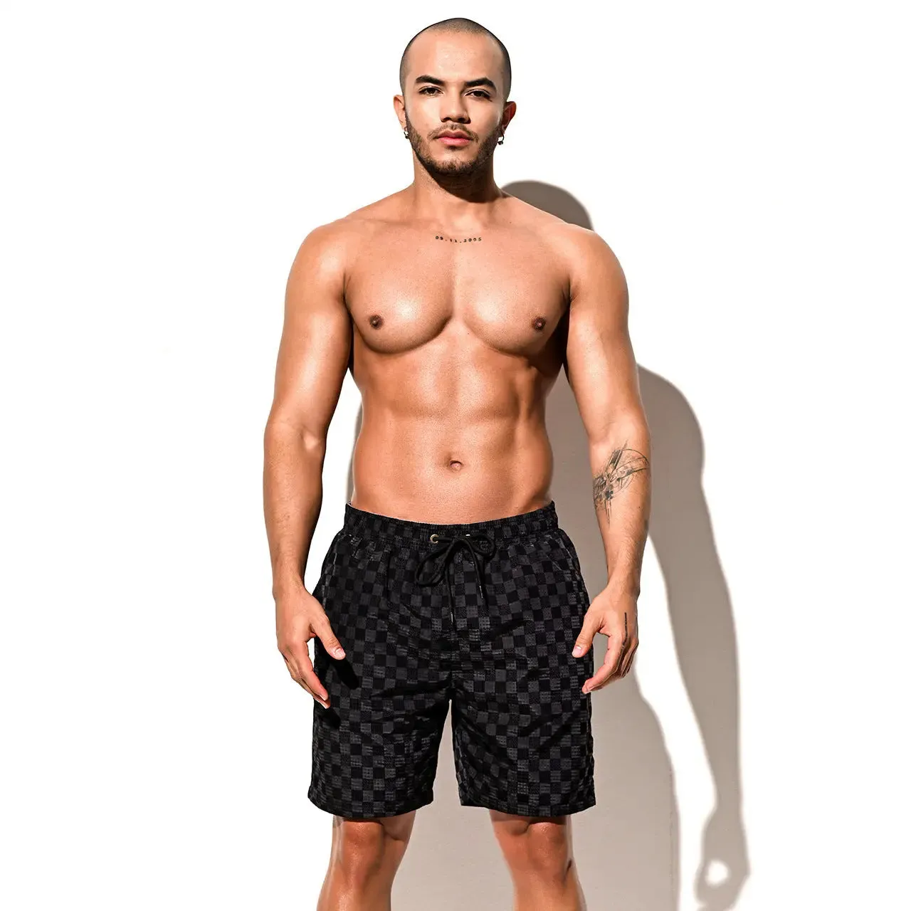 Desmiit Beach Pants Swim Trunks