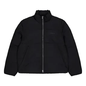 Detachable Sleeves Puffer Black
