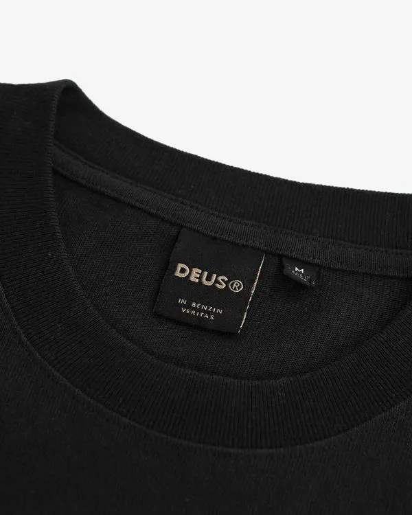 Deus Ex Machina Plain Military T-Shirt - Black
