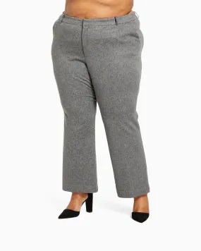 Devonport High Rise Bootcut Trouser | Light Grey